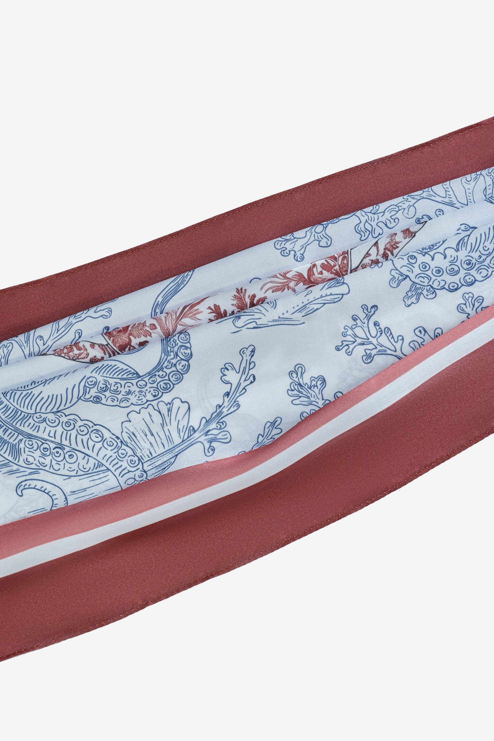 Ivory Coastal Motif Stole, , image 3